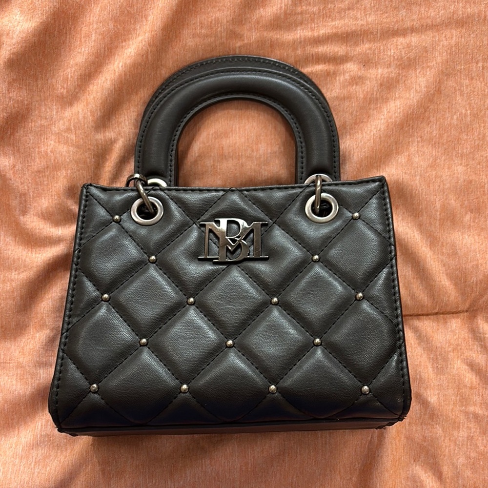 Badgley Mischka Black Satchel with Elegant Design
